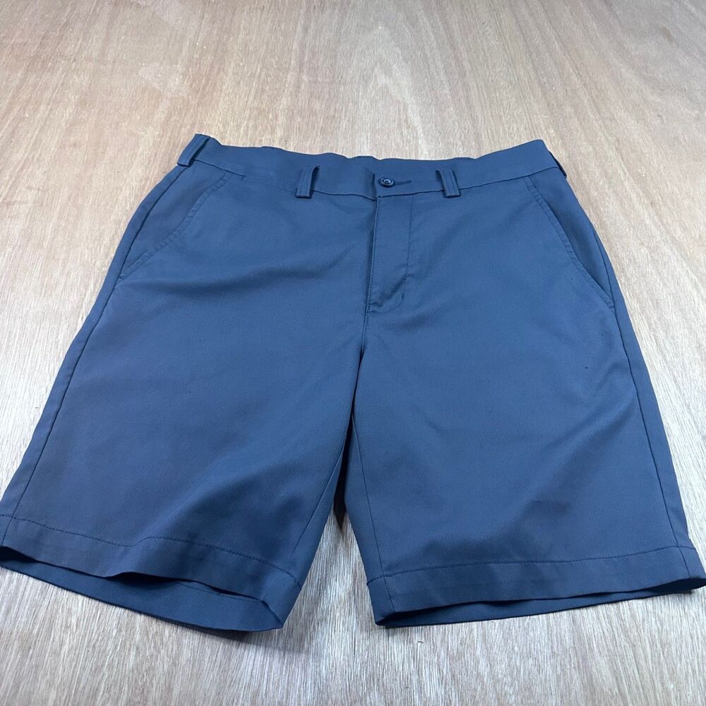 PGA Tour Mens Golf Shorts Size 32 Dark Gray Performance Stretch Flat Front
